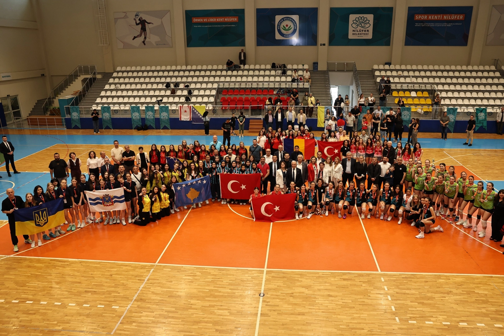 Bursa Nilüfer'de Uluslararası Spor Şenlikleri’ne muhteşem final
