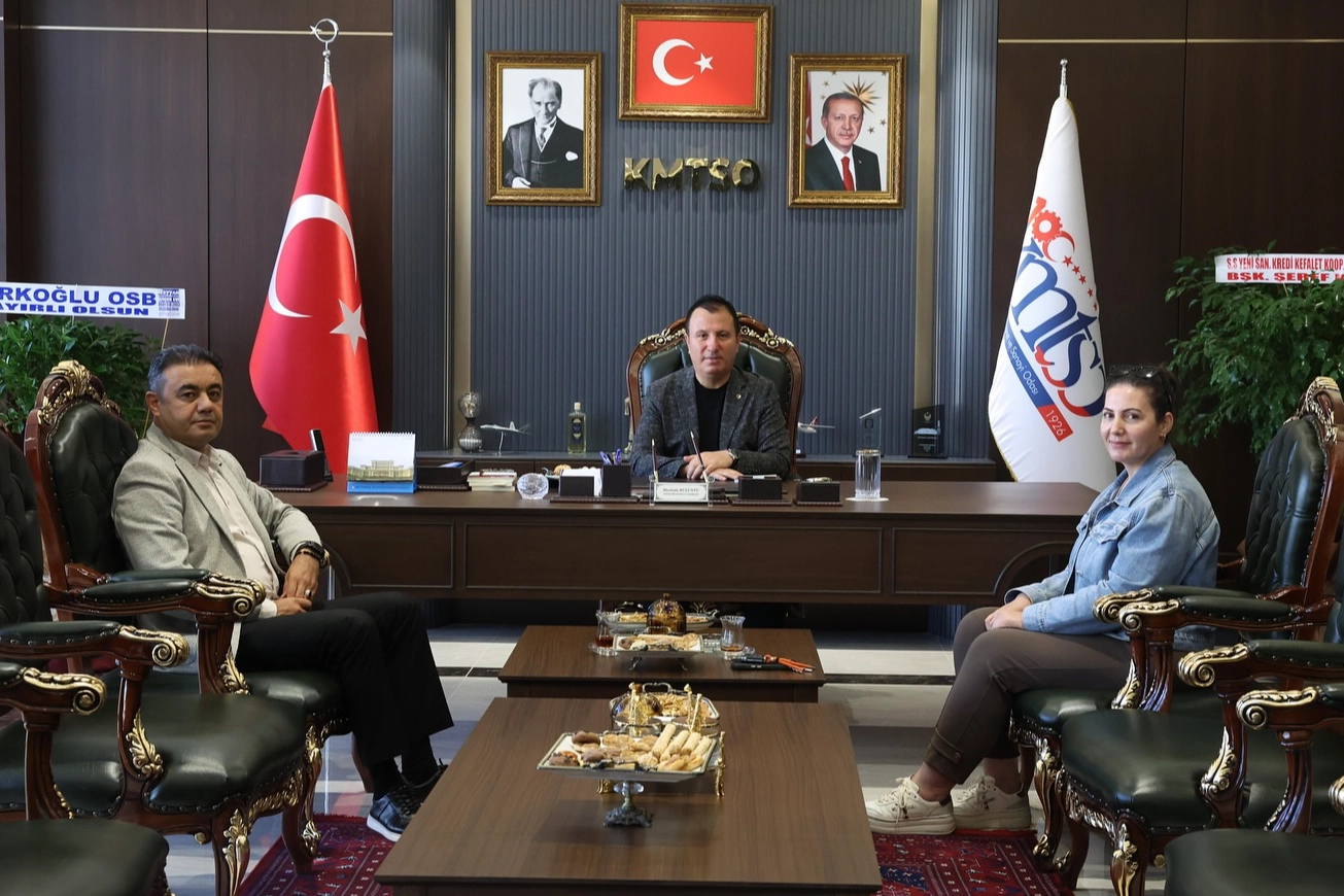 Başkan Çiçek’ten KMTSO Başkanı Buluntu’ya ziyaret